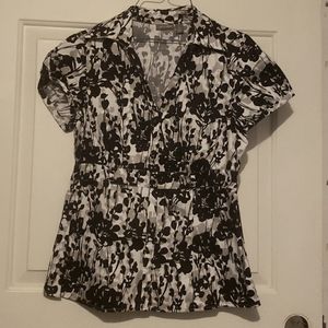 Black & White button up shirt